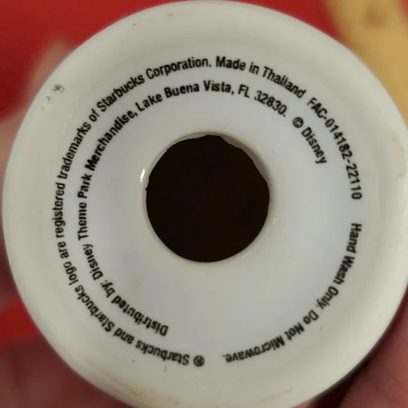 STARBUCK'S Magic Kingdom Mickey Mouse espresso cup ornament home decor NWT - Picture 3 of 6